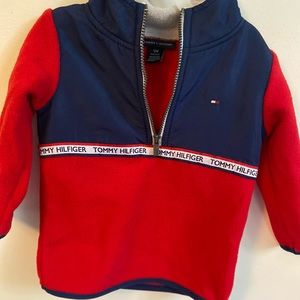 Toddler boy half zip up sweater